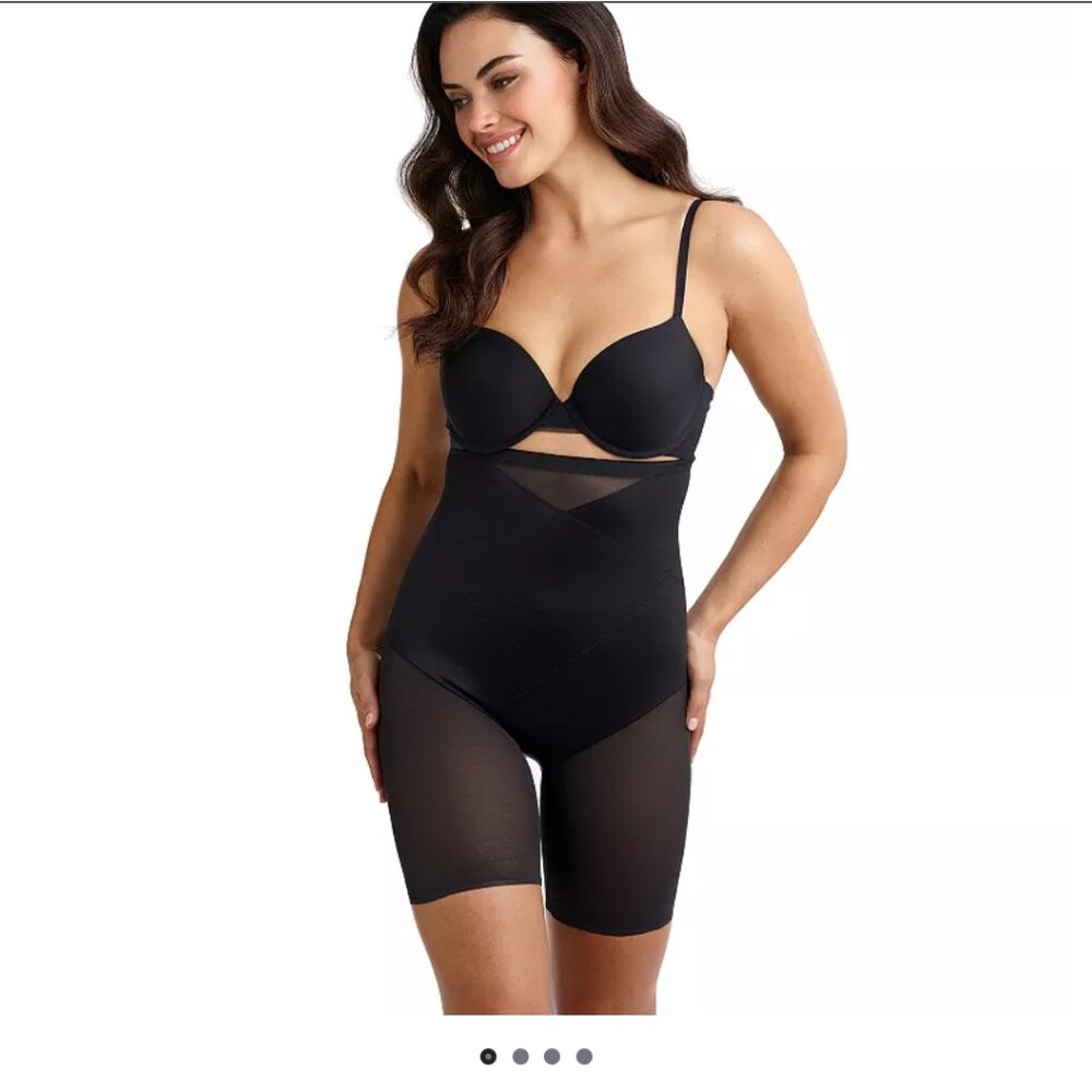 Inside Magic Naomi and Nicole Tummy Tuck High Waist Thigh Slimmer  Large